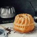 CHEFMADE 7-Inch Bundt Cake Pan Non-stick Carbon Steel Kugelhopf Mold FDA Approved for Oven Baking (Champagne Gold) - B077HSNVFV